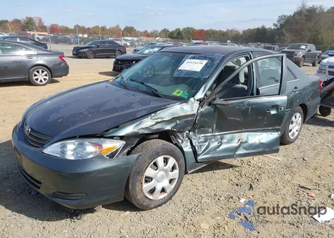 2002 Toyota Camry Le из США, поврежденный, VIN 4T1BE32K92U507058